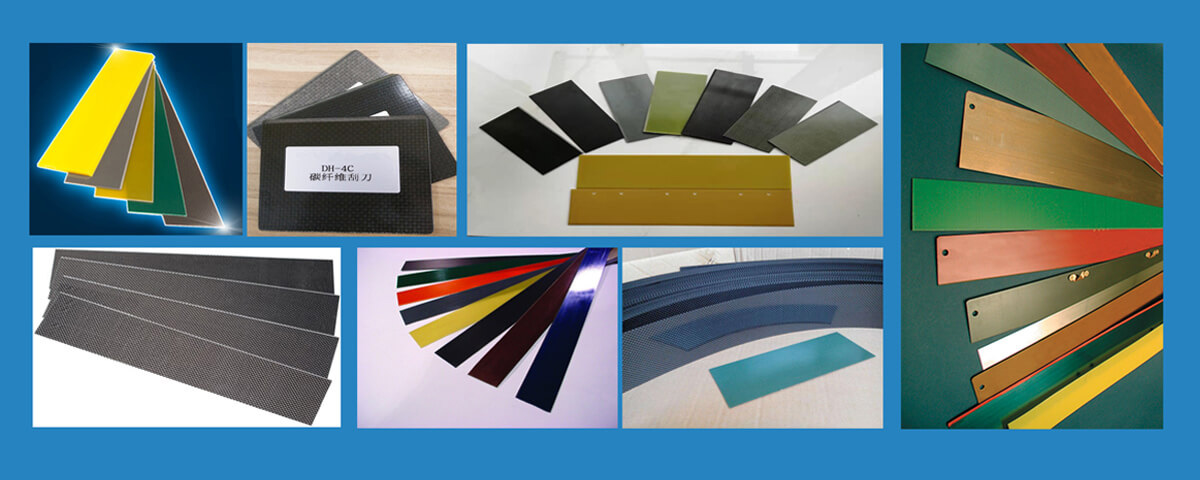 Customized Doctor Blade Materials for all types of machine positions and process needs