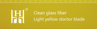 Clean Glass Fiber Light Yellow Doctor Blade